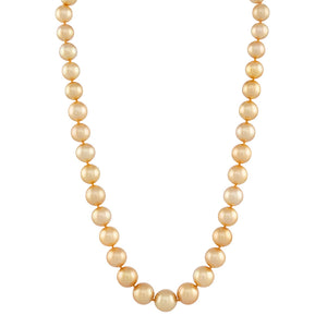 Semi Round Gold South Sea Strand