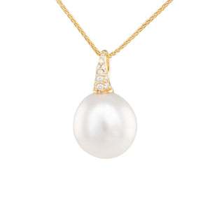 South Sea Pearl & Diamond Pendant