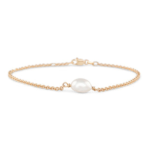 Single Keshi Pearl Bracelet
