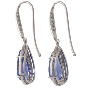 Tanzanite and Diamond Earrings