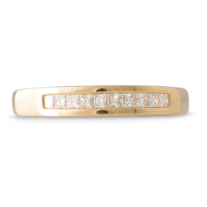 Princess Cut Diamond Band