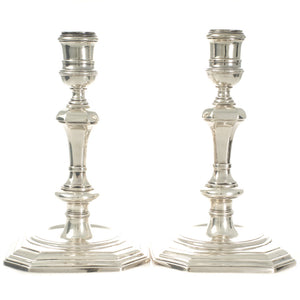 A Fine Pair George I Candlesticks