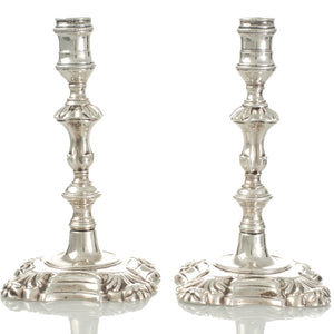 A Pair of Cast Taper Sticks