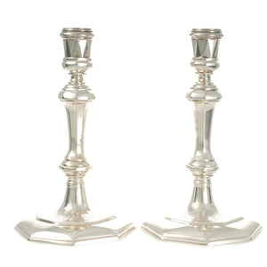 A Pair of George I Candlesticks