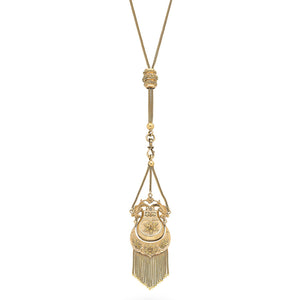 Antique French Locket and Chain