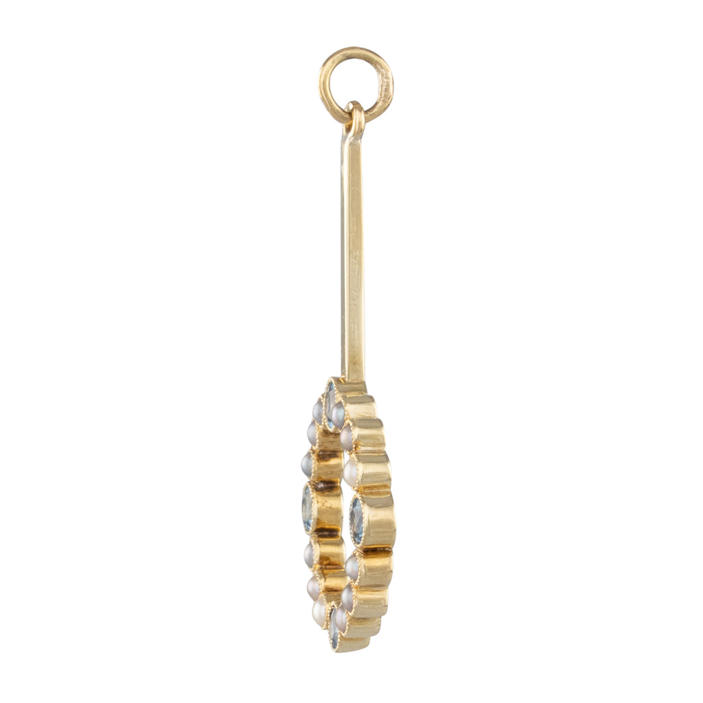 Antique Pendant with Pearls