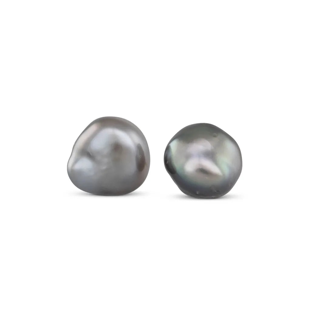 Tahitian Keshi Pearl Stud Earrings