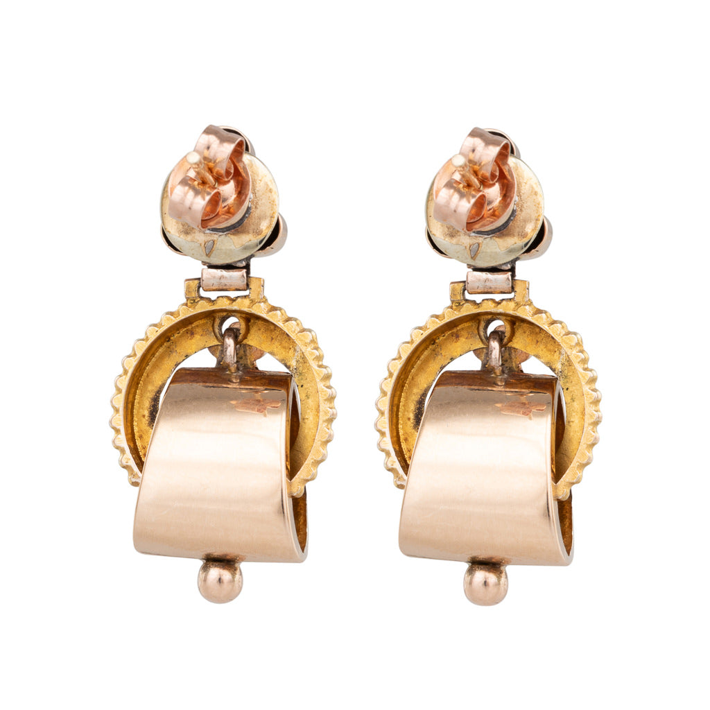 Antique Gold Earrings