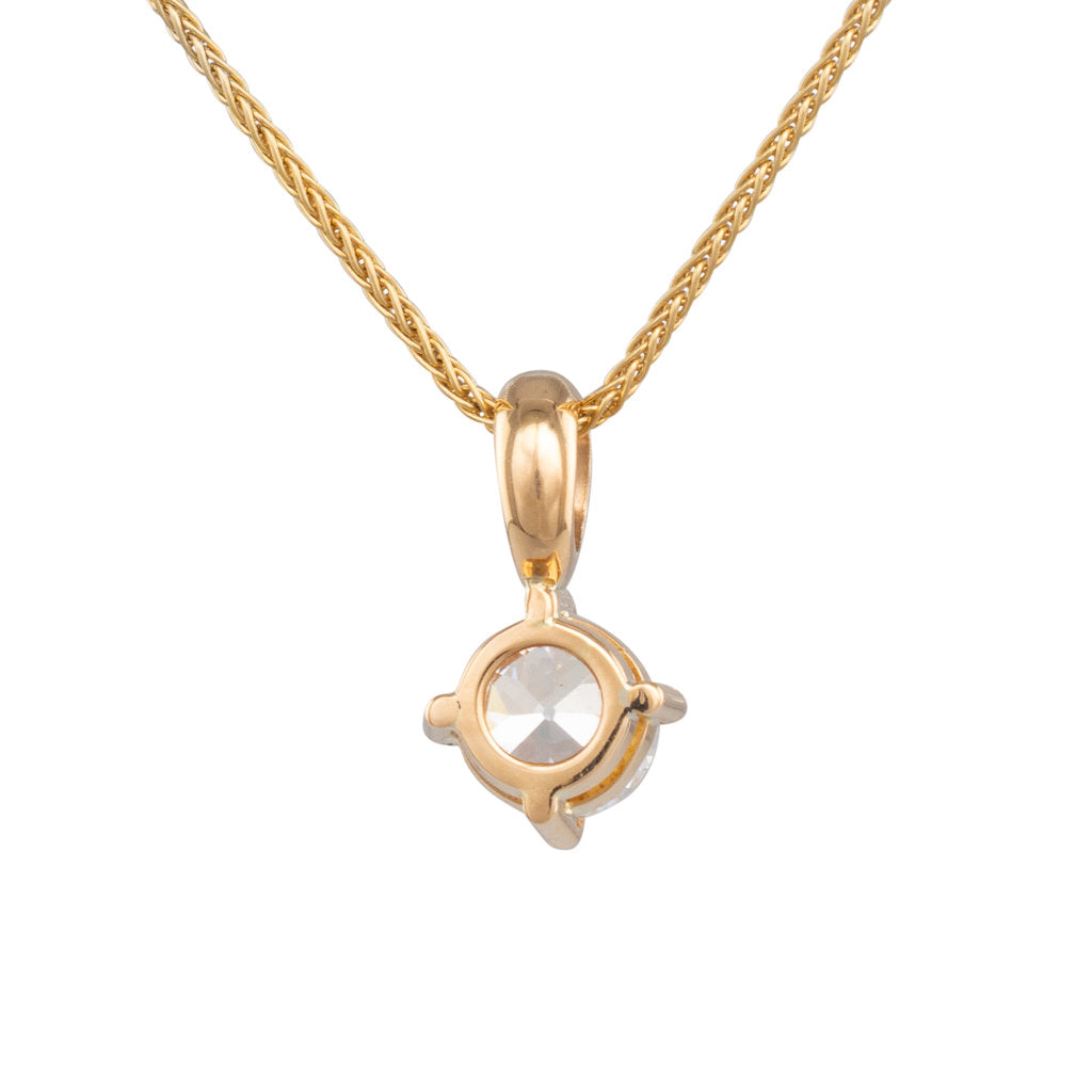 0.48ct Old Cut Diamond Pendant