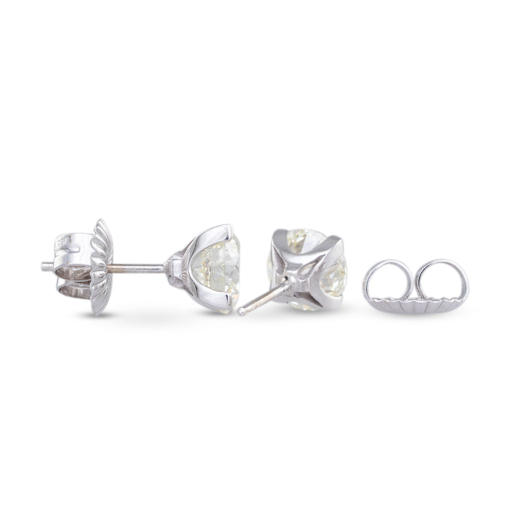 Diamond Stud Earrings 4.03ct