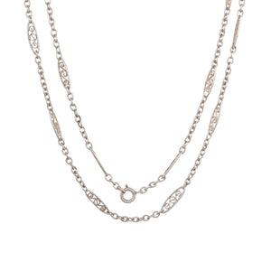 French Fancy Link Silver Chain