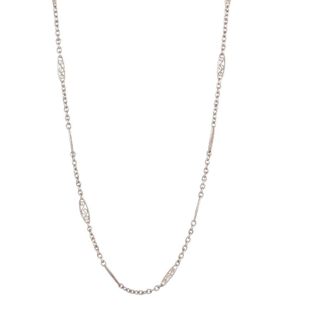 French Fancy Link Silver Chain