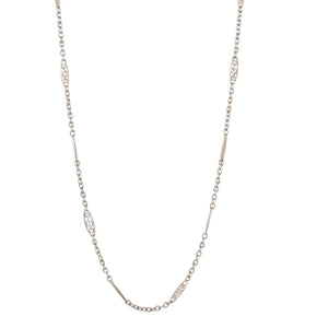 French Fancy Link Silver Chain