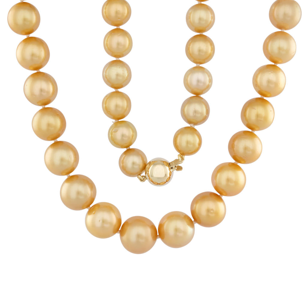 10-13mm Gold South Sea Strand