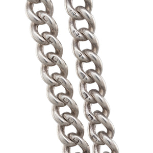 Antique Silver Fob Chain