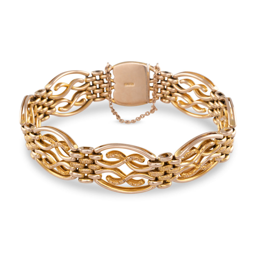 Antique Gold Gate Bracelet