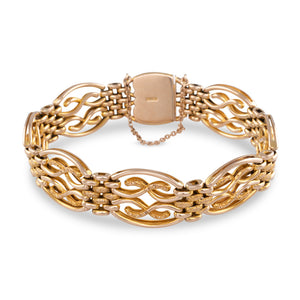 Antique Gold Gate Bracelet