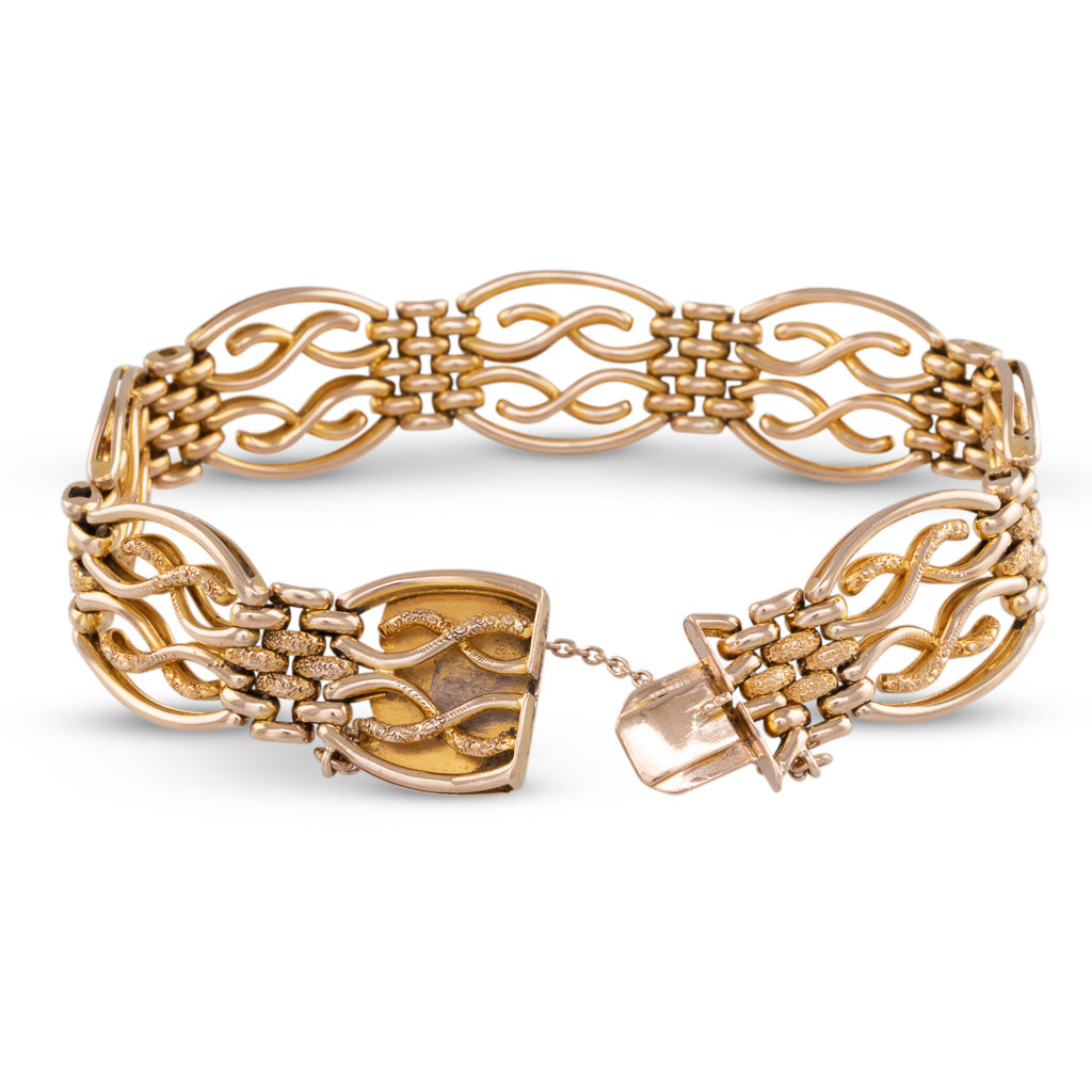 Antique Gold Gate Bracelet