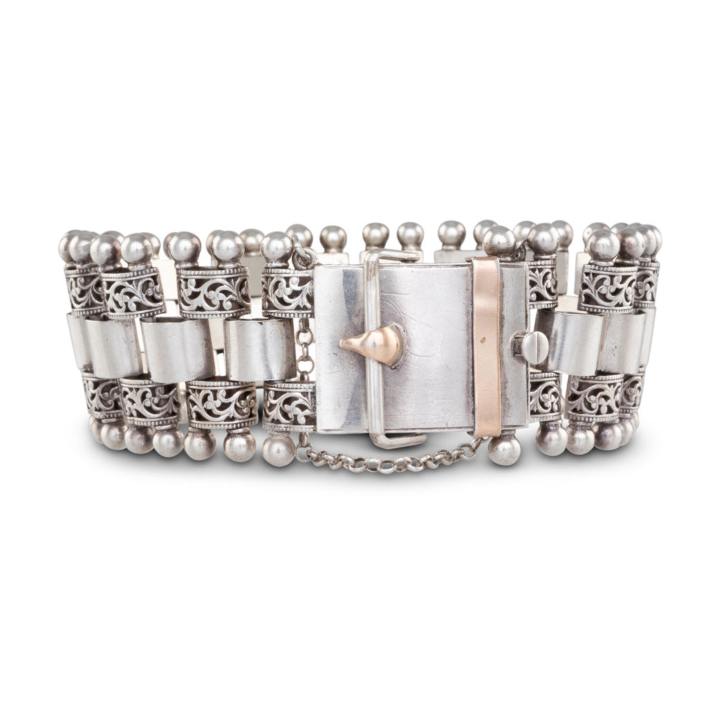 Antique French Silver Bracelet
