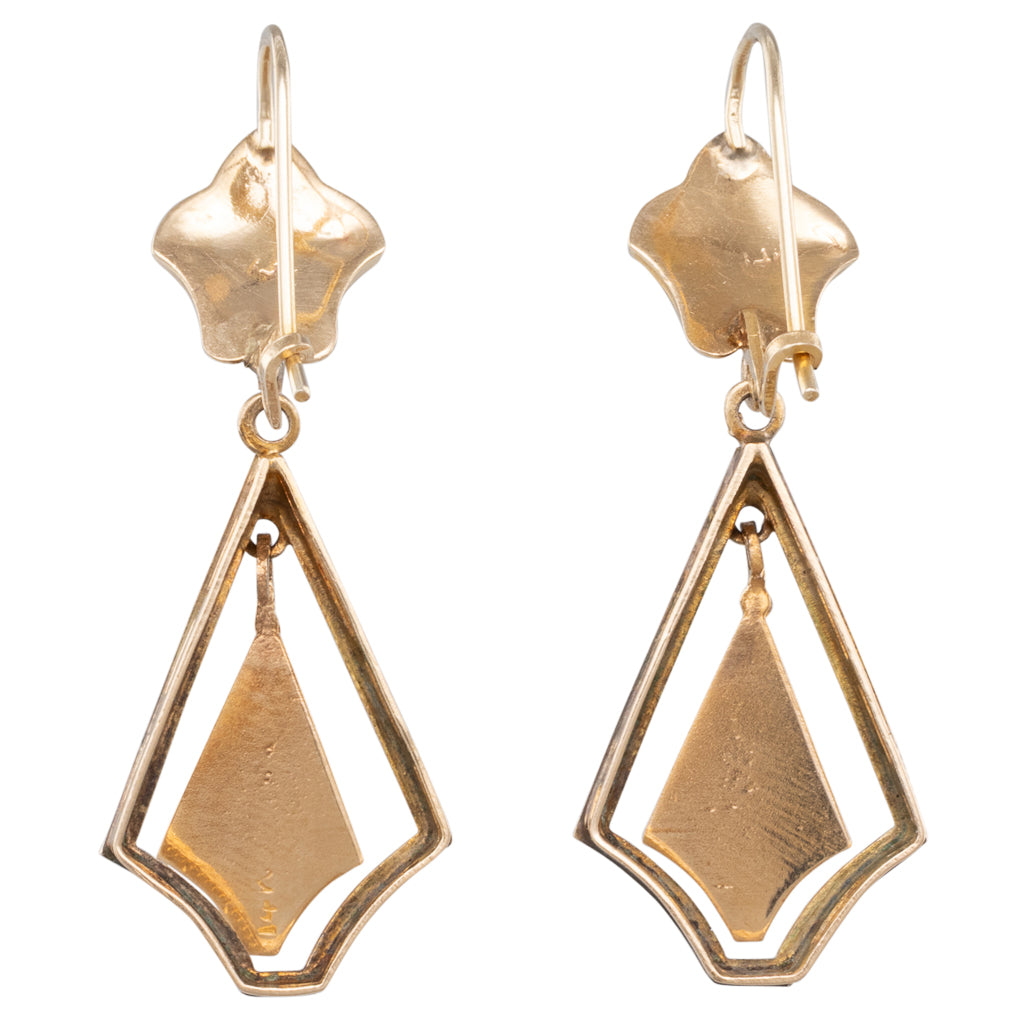 Antique Gold Earrings