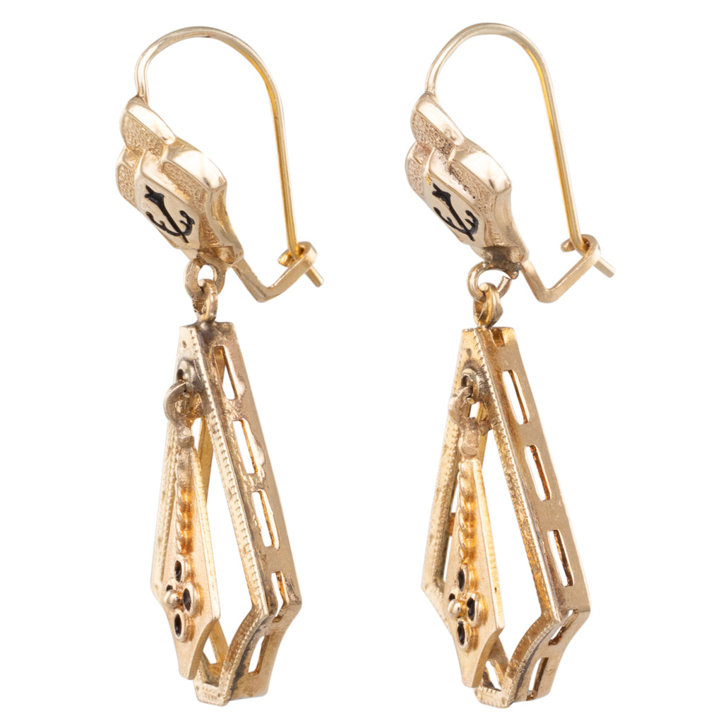 Antique Gold Earrings