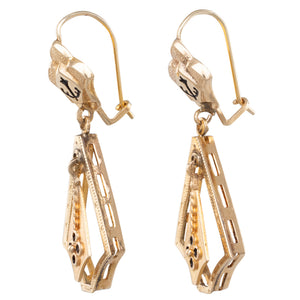 Antique Gold Earrings