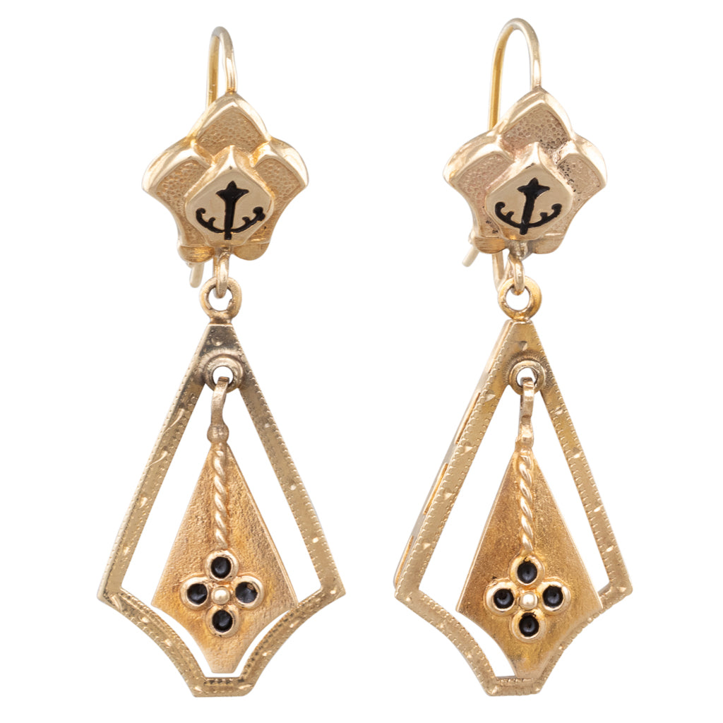 Antique Gold Earrings