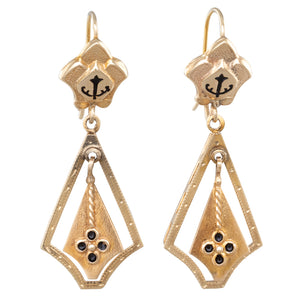 Antique Gold Earrings