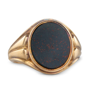Antique Bloodstone Signet Ring