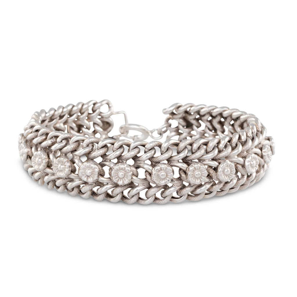 French Silver Bracelet