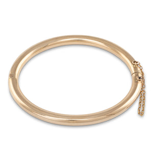Antique Gold Hinged Bangle