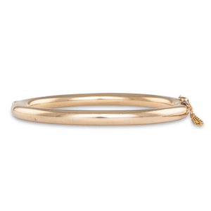 Antique Gold Hinged Bangle