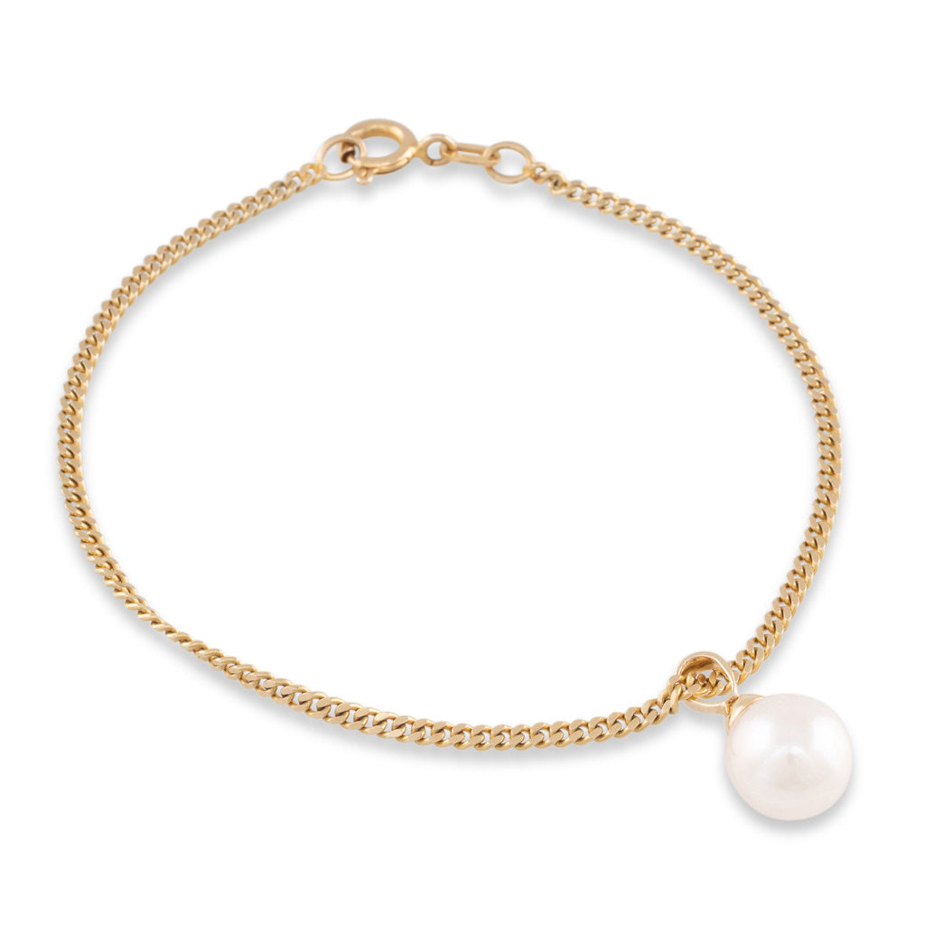 Akoya Pearl Charm Bracelet