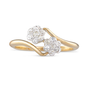 Diamond Toi et Moi Ring