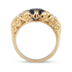 Antique Style Three Stone Ring