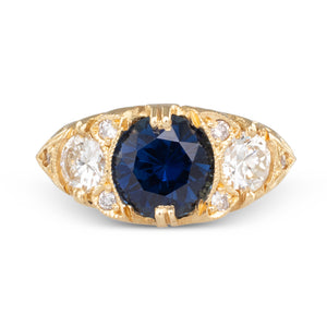 Antique Style Three Stone Ring