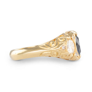 Antique Style Three Stone Ring