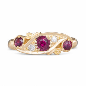 Antique Ruby & Diamond Ring