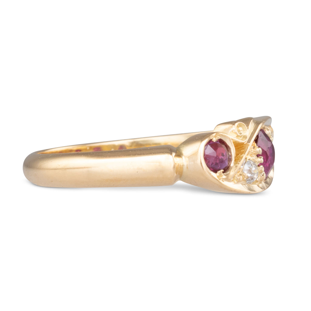 Antique Ruby & Diamond Ring