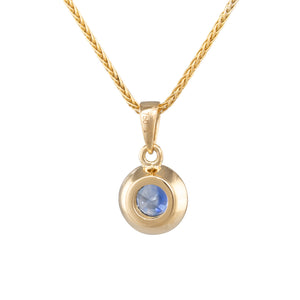 Sapphire and Diamond Pendant