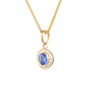 Sapphire and Diamond Pendant