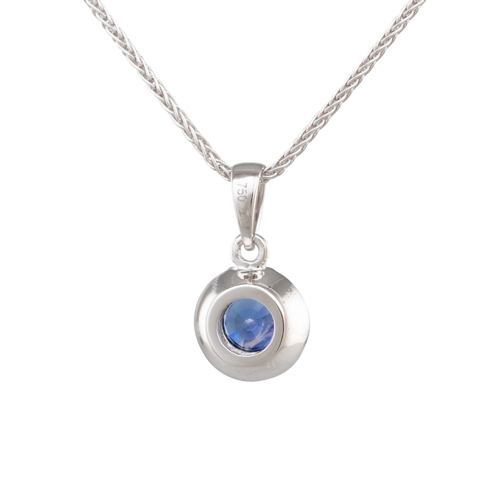 Sapphire and Diamond Pendant