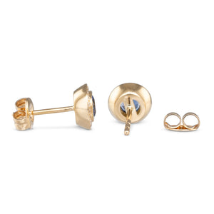 Sapphire and Diamond Earrings