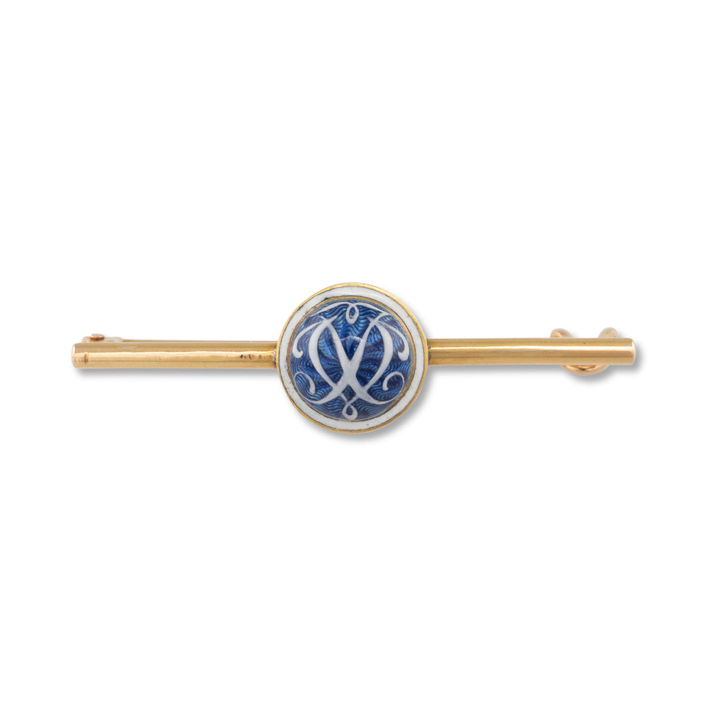 Boxed Cartier Enamel Brooch