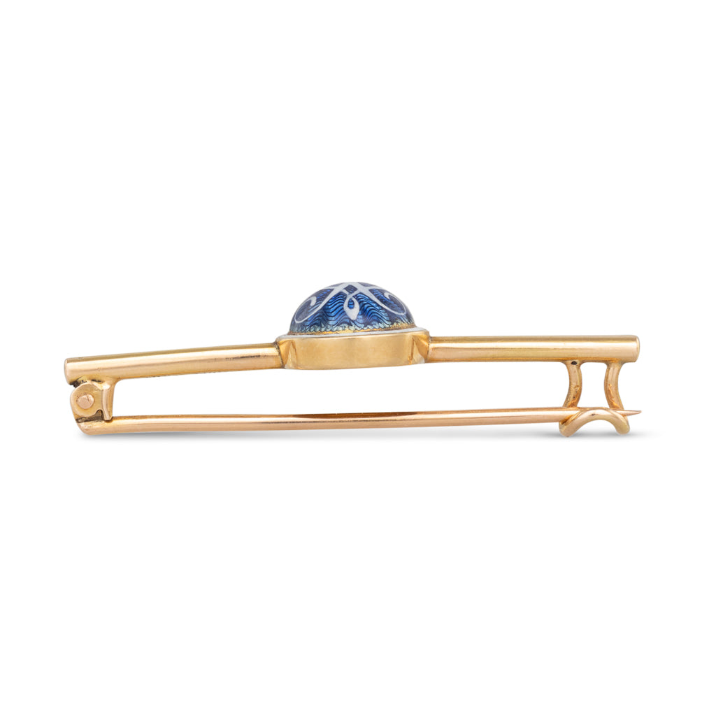 Boxed Cartier Enamel Brooch