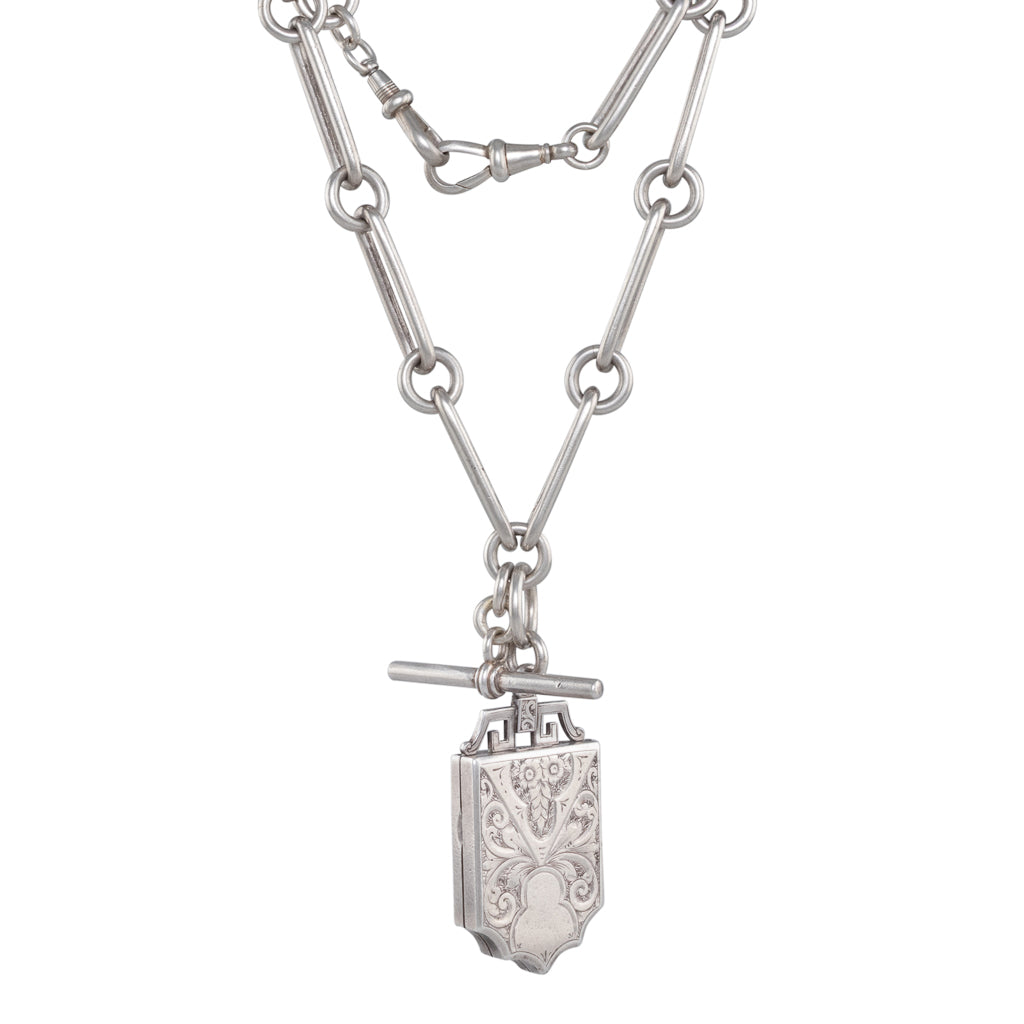 Antique Fob Chain and Locket