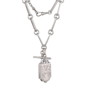 Antique Fob Chain and Locket