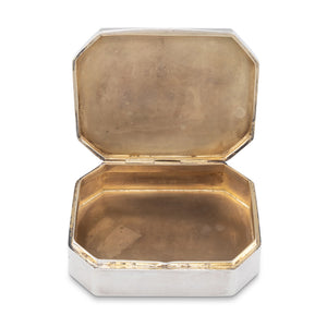 Trinket Box with Basket of Flowers
