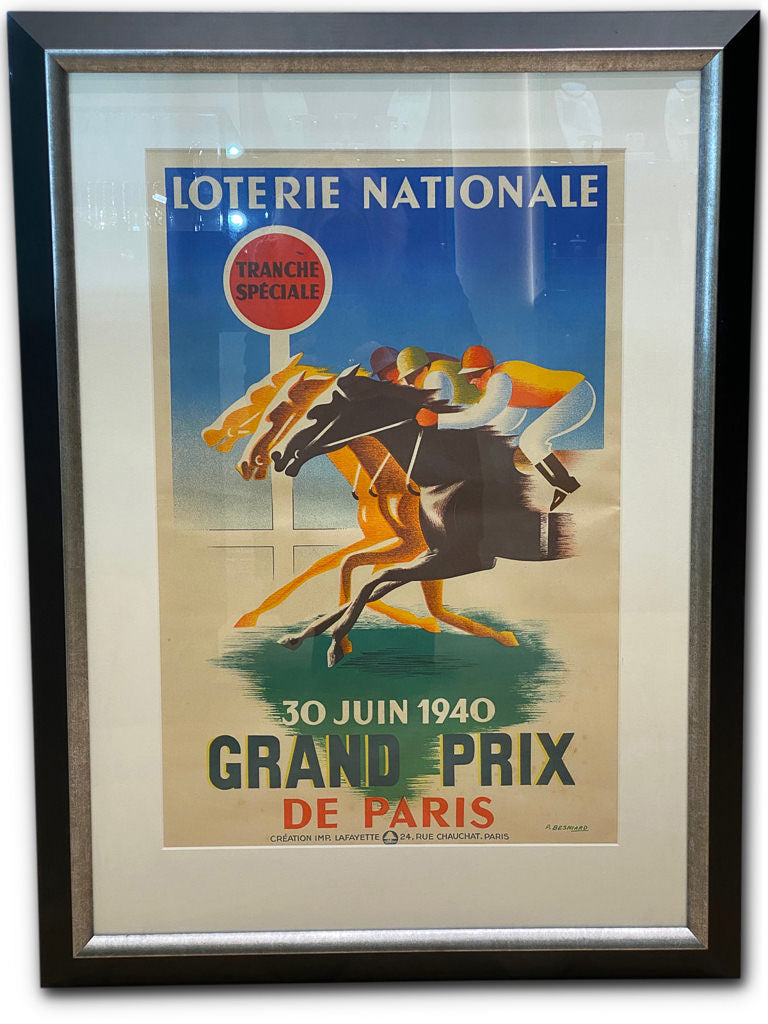 A French Framed Poster