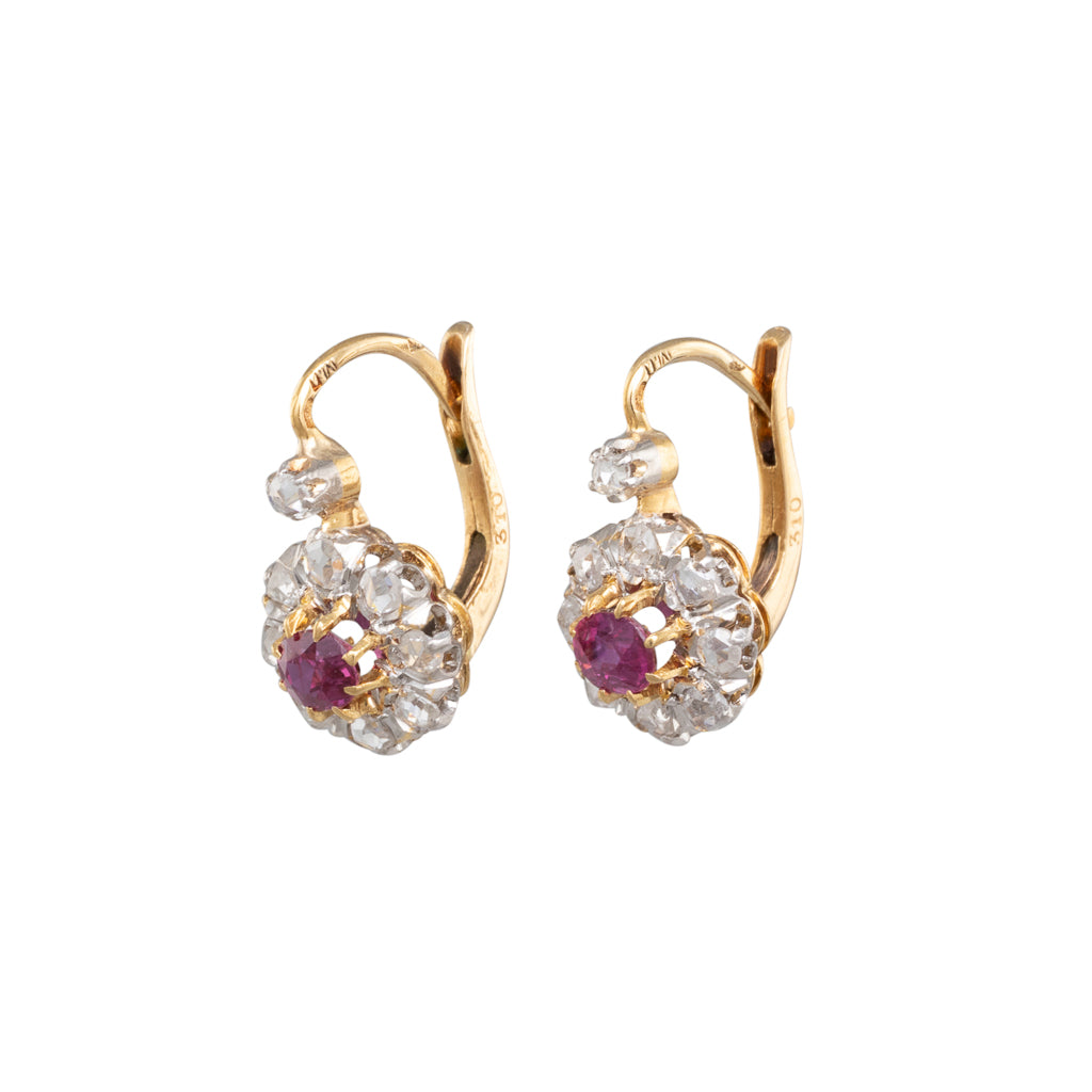Antique Cluster Earrings